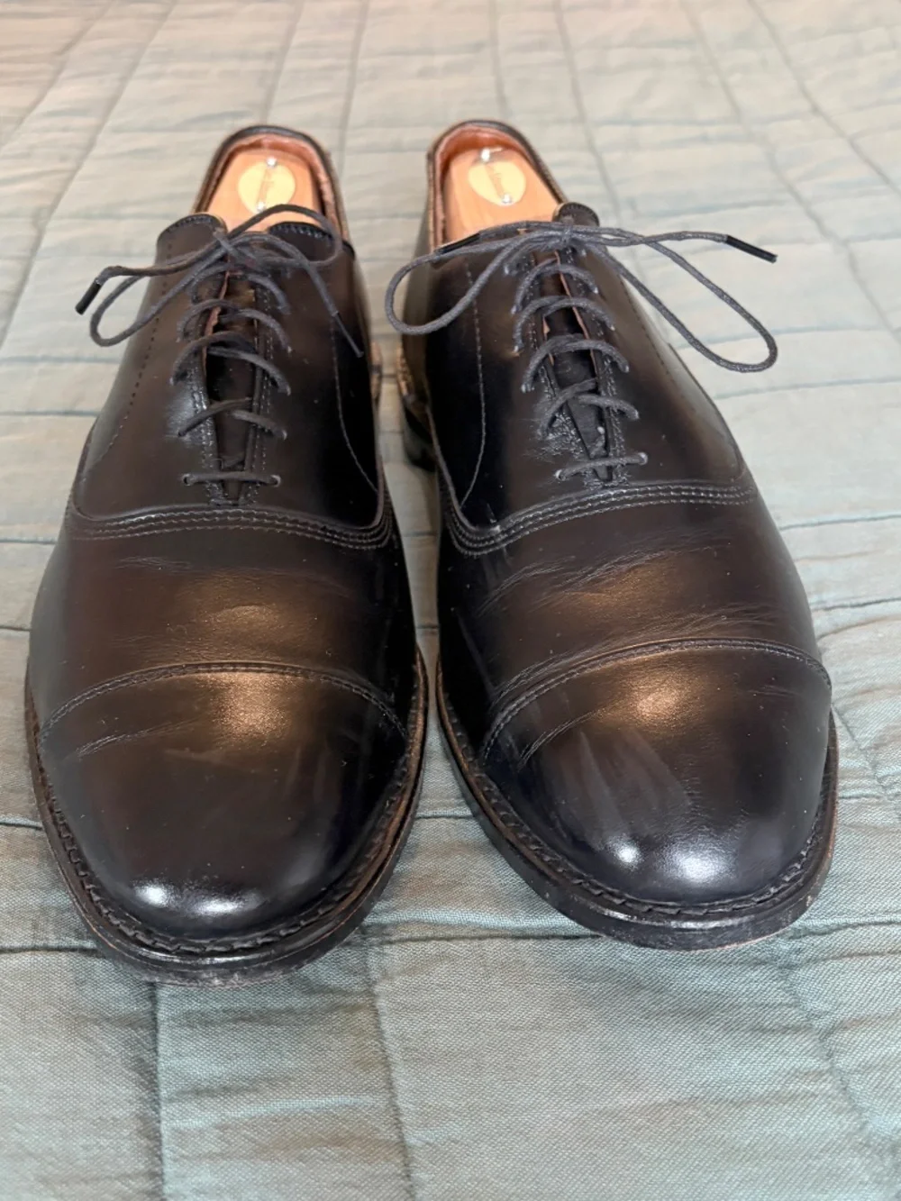Allen Edmonds Park Ave Dress Shoes / Black / 10 D